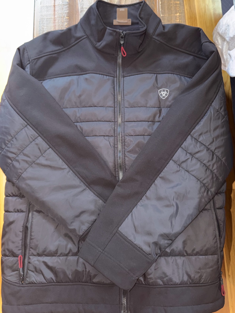 Ariat Black Quilted Hybrid Puffer Jacket